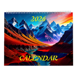 2026 Phantastisch schöne Landschaften im Hochland  Kalender