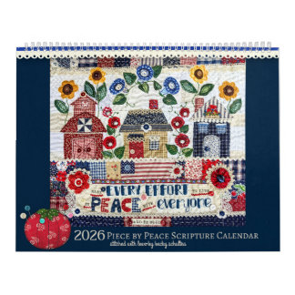 2026 Piece by Peace Scripture Calendar Kalender