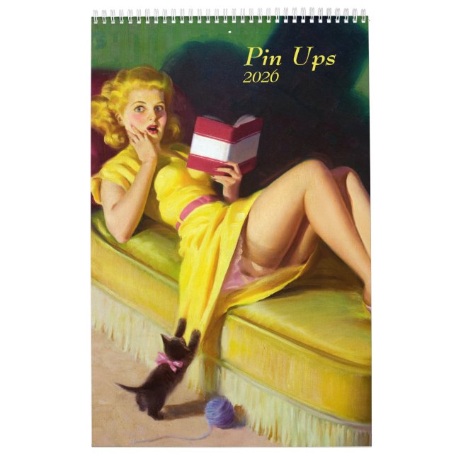 2026 Pin Up Calendar Kalender (Titelbild)