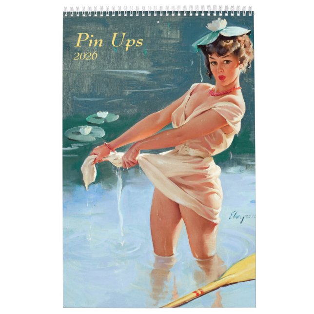2026 Pin Up Calendar Kalender (Titelbild)