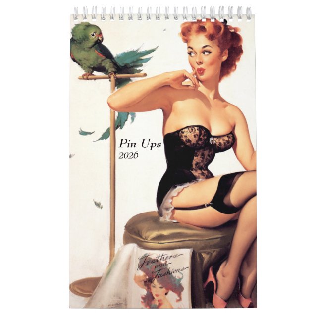 2026 Pin-Up-Kalender Kalender (Titelbild)