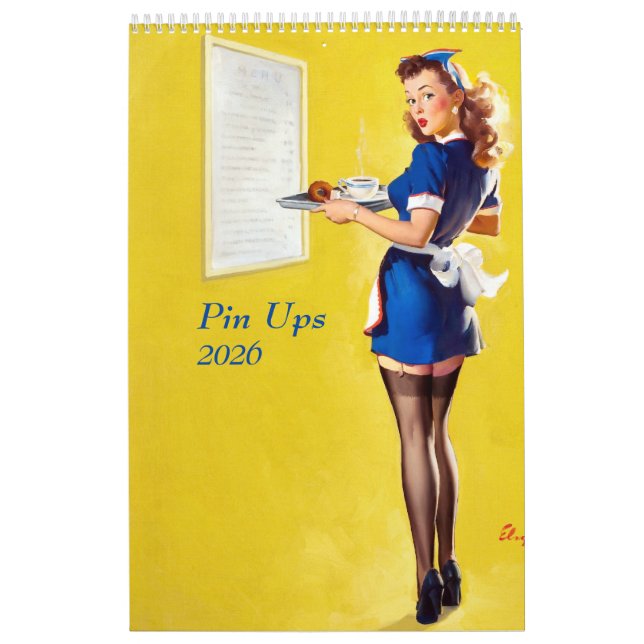 2026 Pin Ups Calendar Kalender (Titelbild)