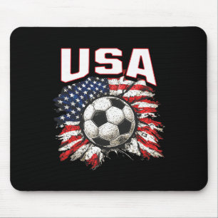 2026 Pokal Flagge Fußball Stolz Spaß Familie USA Mousepad