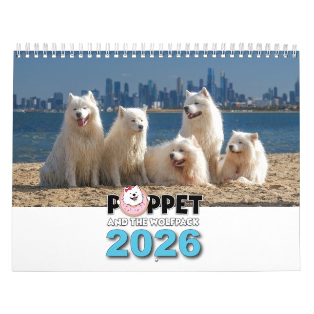 2026 Poppet und das Wolfpack Kalender (Titelbild)