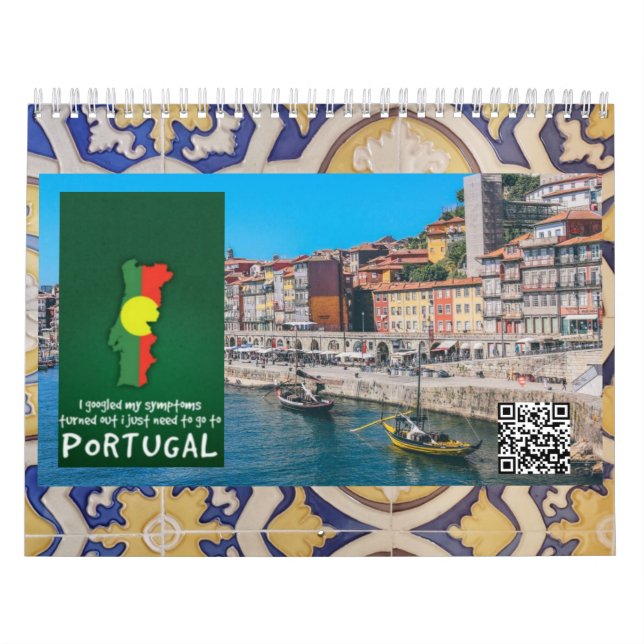 2026 Portugal Kalender - Vollfarbige Fotos (Titelbild)