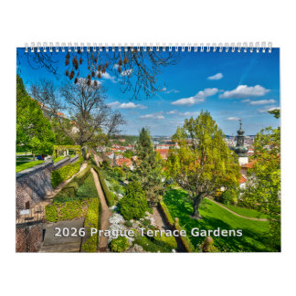 2026 Prag - Terrassengärten-Kalender Kalender