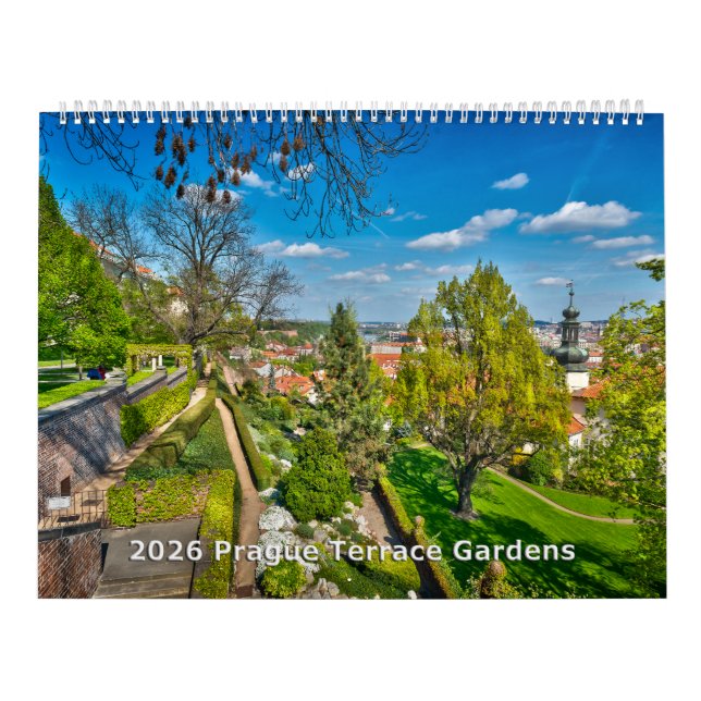 2026 Prag - Terrassengärten-Kalender Kalender (Titelbild)