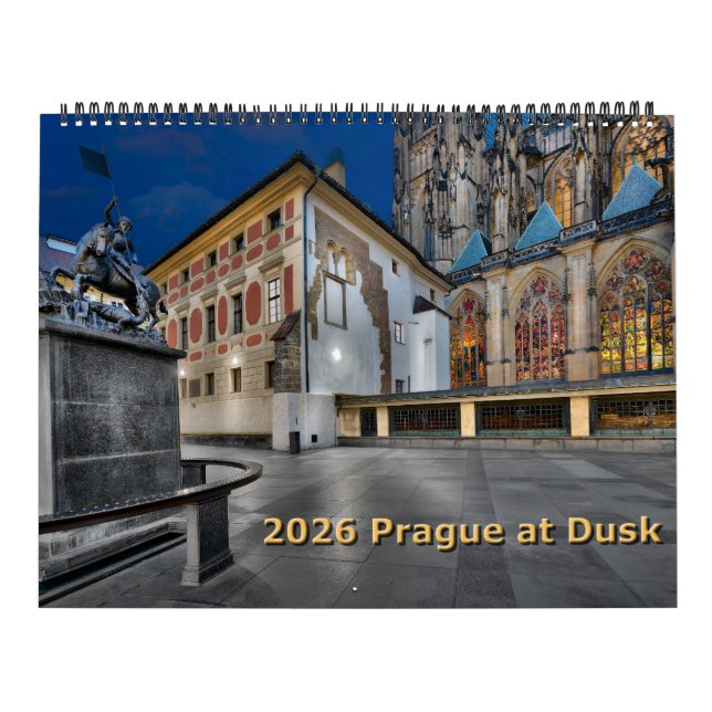 2026 Prague at Dusk Calendar Kalender (Titelbild)
