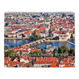 2026 Prague - Charles Bridge Calendar Kalender