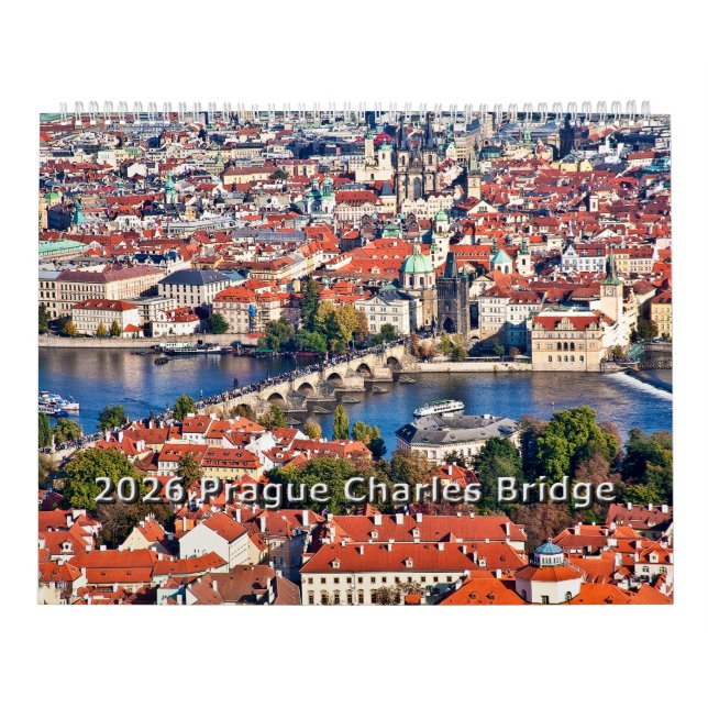 2026 Prague - Charles Bridge Calendar Kalender (Titelbild)