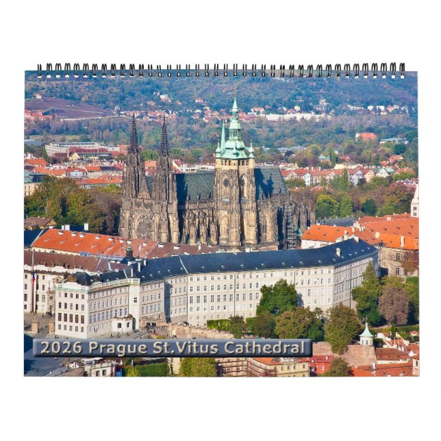 2026 Prague - St. Vitus Cathedral Calendar Kalender (Titelbild)