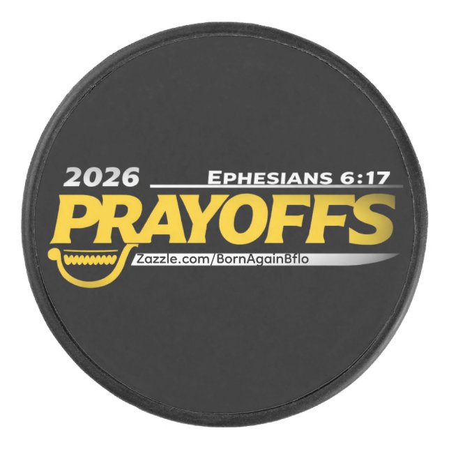 2026 PRAYOFFS  EISHOCKEY PUCK (Vorderseite)