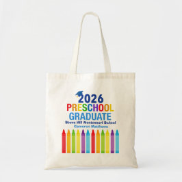 2026 Preschool Graduate Cute Custom Graduation Tragetasche