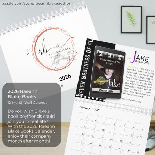 2026 Raeann Blake Bücherkalender Kalender