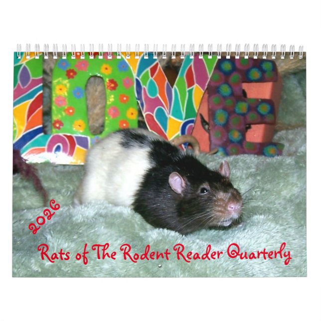 2026 RATS of the Rodent Reader Calendar I Kalender (Titelbild)