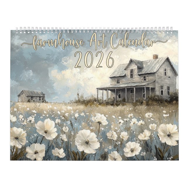 2026 Rustikales Bauernhaus Mauerkalender Kalender (Titelbild)
