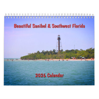2026 Sanibel & Südwest Florida Wall Calendar Kalender