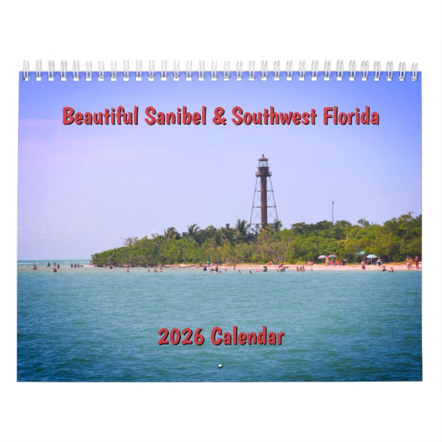 2026 Sanibel & Südwest Florida Wall Calendar Kalender (Titelbild)