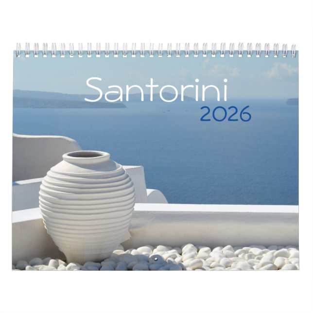 2026 Santorini Griechischer Inselkalender Kalender (Titelbild)