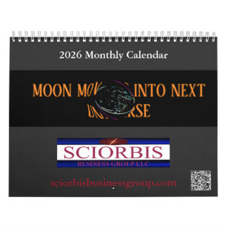2026 Sciorbis 12 Monat Warped Moon Kalender