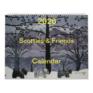 2026 Scotties and Friends Kalender