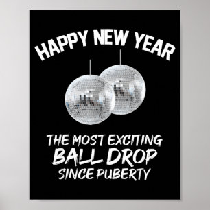 2026 Silvester Der aufregendste Ball fällt seit Pu Poster