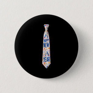 2026 Silvesterparty Feuerwerk Lustige Feier Button
