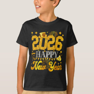 2026 Silvesterparty Feuerwerk Neujahr T-Shirt
