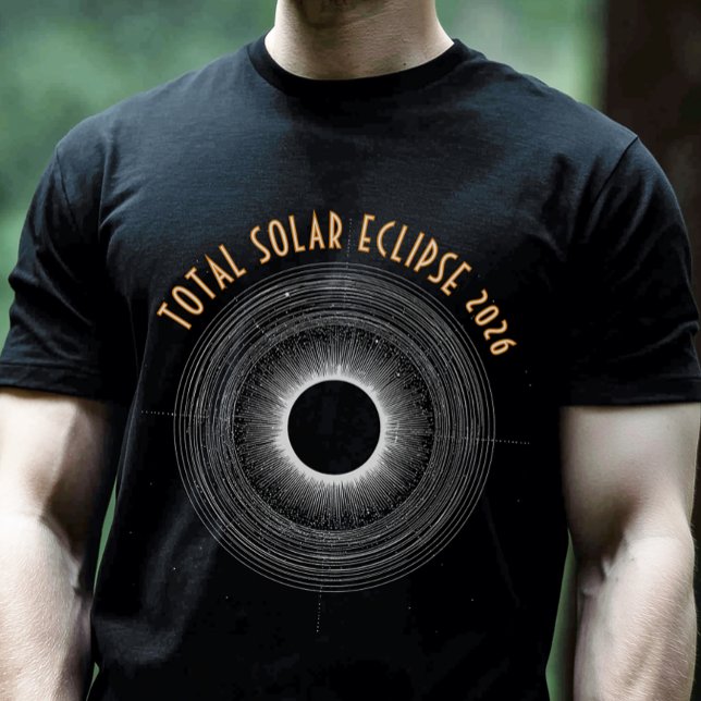 2026 Sonnenfinsternis T-Shirt (Total Solar Eclipse 2026 Shirt)