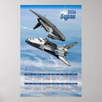 2026 Sowjetischer Buran-Shuttle-Rendezvous-Kalende