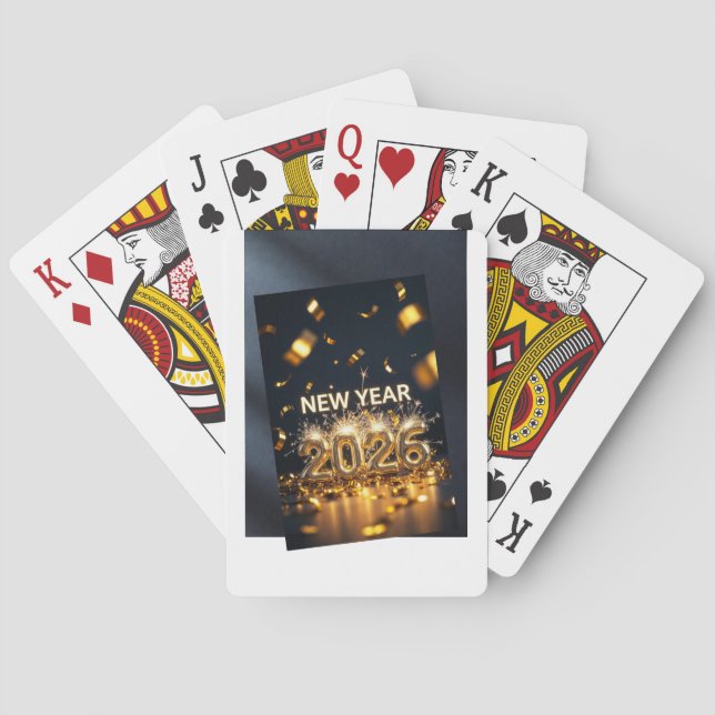 2026 Spielkarten - Benutzerdefiniertes Deck (Rückseite)