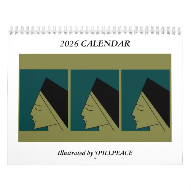 2026 Spillpeace Original Art Calendar Kalender (Titelbild)