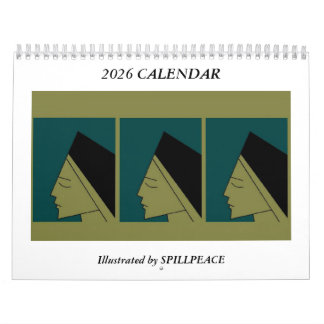2026 Spillpeace Original Art Calendar Kalender