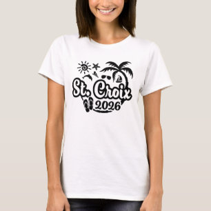 2026 St. Croix Urlaub oder Reise T-Shirt