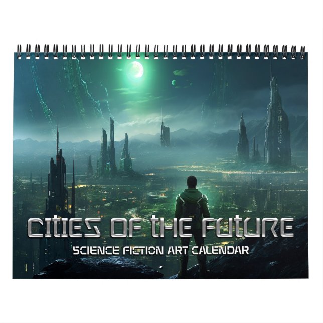 2026 Städte der Zukunft 4 Science Fiction Kalender (Titelbild)