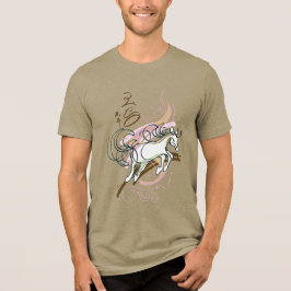 2026 Sternzeichen Pferd Tri-Blend Shirt