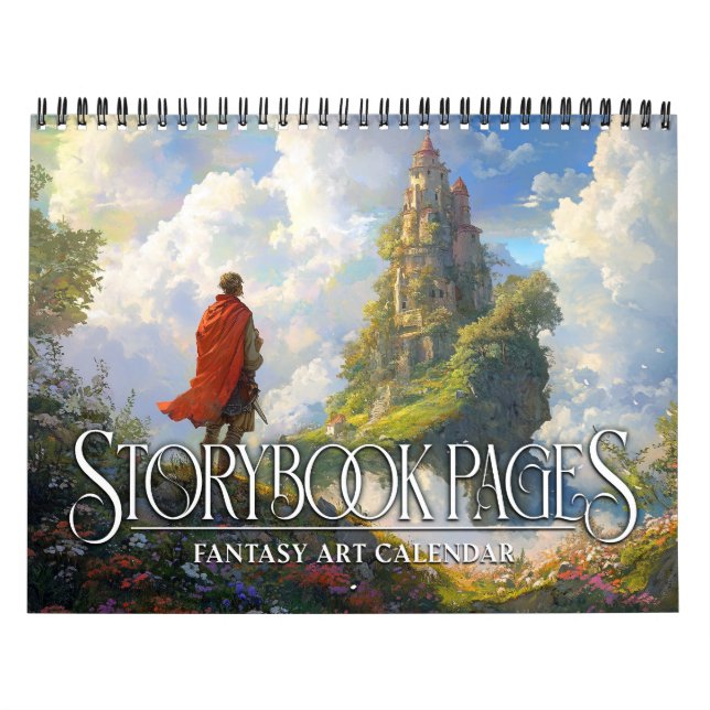 2026 Storybook Seiten Fantasy Art Kalender (Titelbild)