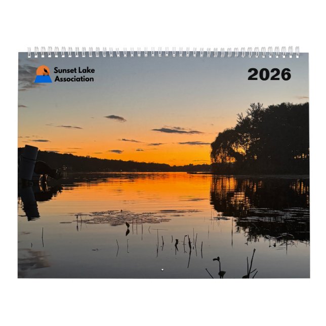 2026 Sunset Lake Calendar Kalender (Titelbild)