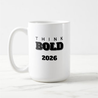 2026 tell u think bold Mug Kaffeetasse