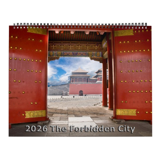 2026 The Forbidden City Calendar Kalender (Titelbild)