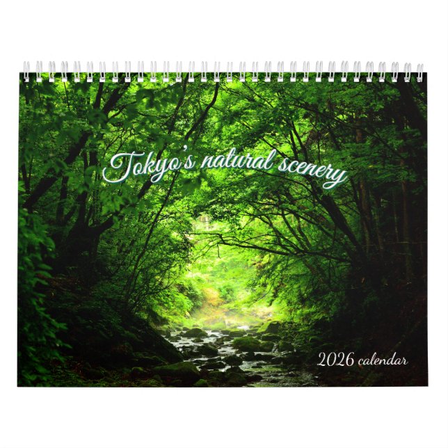 2026 Tokyo Natural Scenery Photo Calendar – Mounta Kalender (Titelbild)