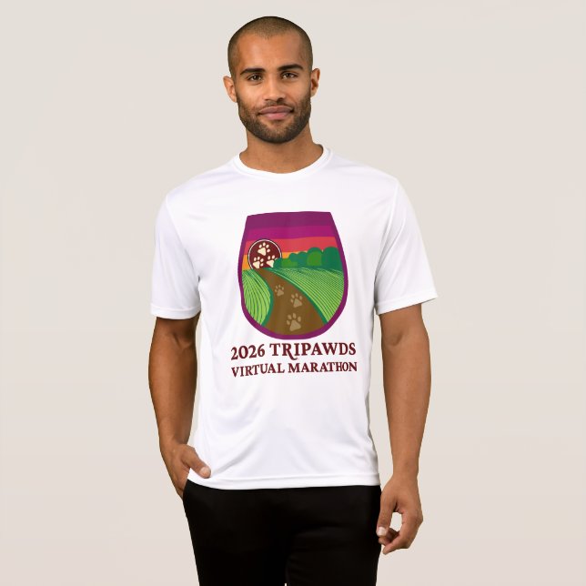 2026 Tripawds Marathon Performance  T-Shirt (Vorne ganz)