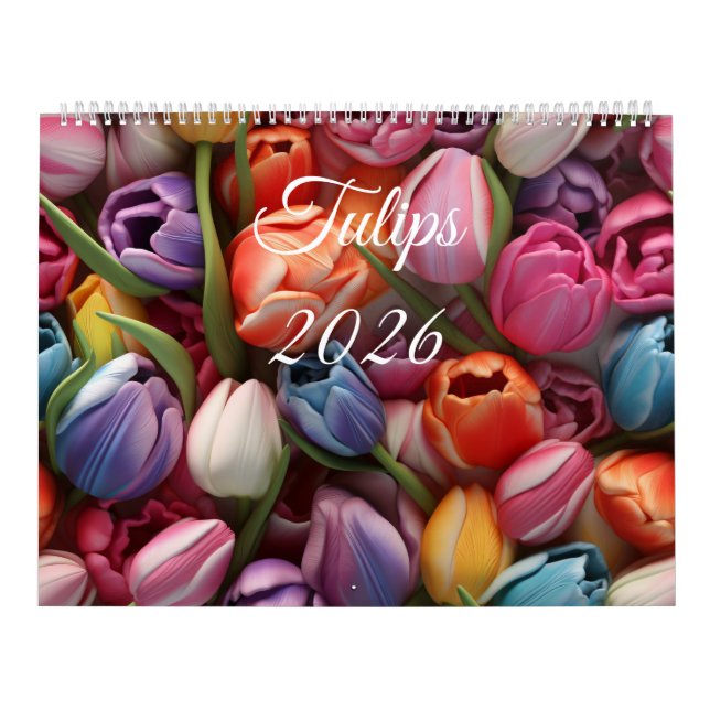 2026 Tulpen Wandkalender (Titelbild)