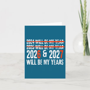 2026 und 2027 werden meine glücklichen Neujahrsjah Karte
