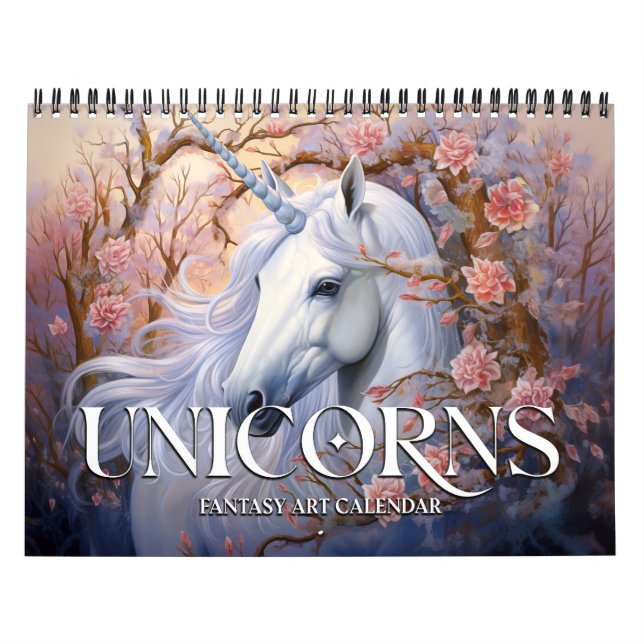 2026 Unicorns Fantasy Art Kalender (Titelbild)