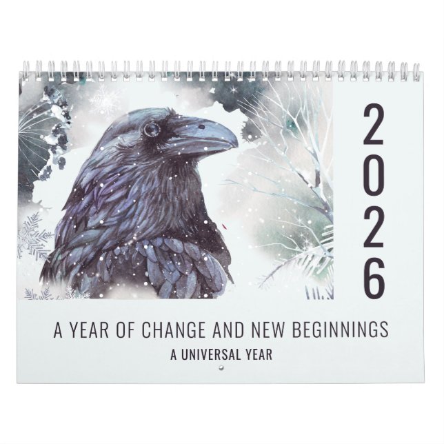 2026 Universal Year of Change Motivational Kalender (Titelbild)