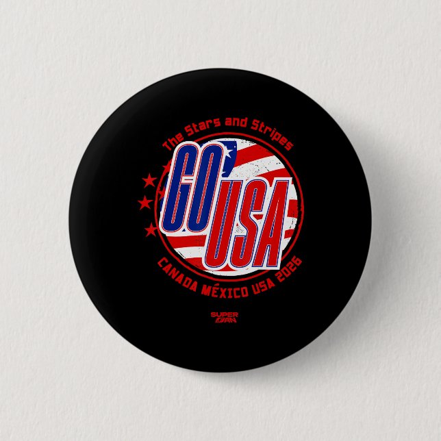 2026 USA Fußball-Fan-Weltmeisterschaft  Button (Vorderseite)
