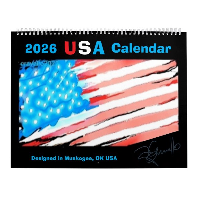 2026 USA KALENDER (Titelbild)