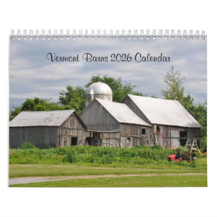2026 Vermont Barns - Kalender