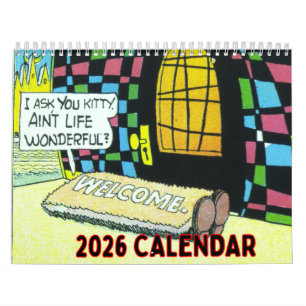 2026 Vintage Cliff Sterrett Wandkalender
